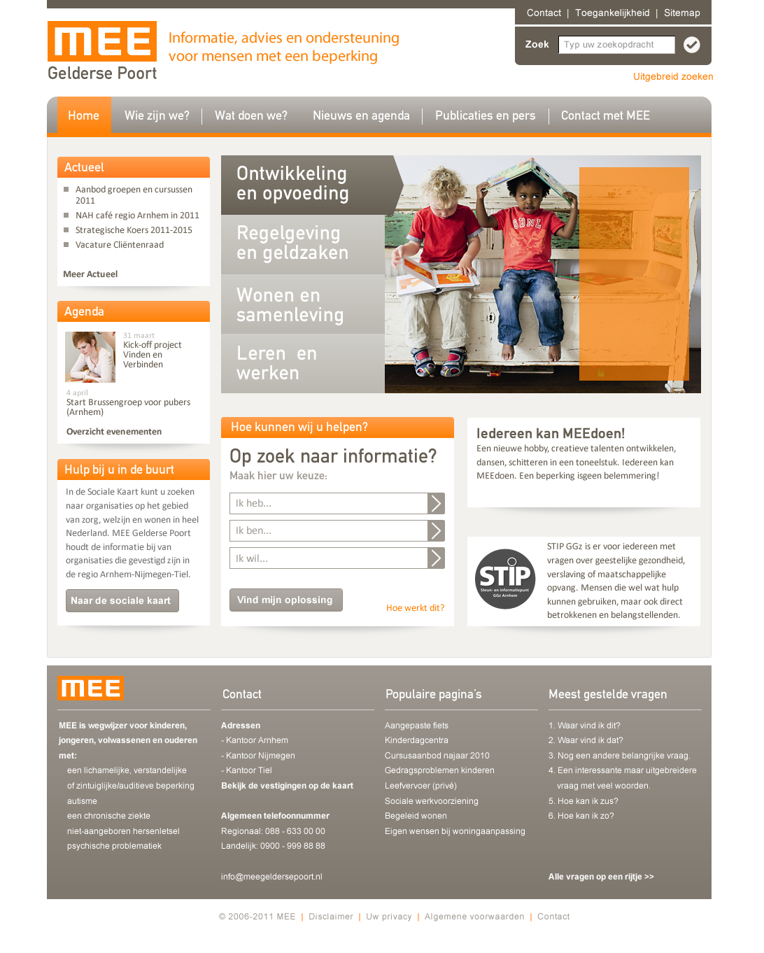 MEE homepage dec 2011