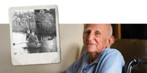 Argos Zorggroep oude man met polaroid van vroeger